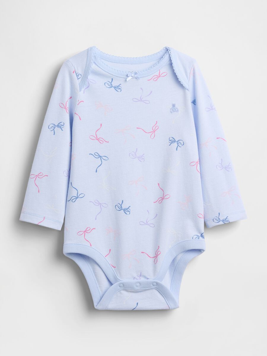 Body azzurro in cotone Neonato_0