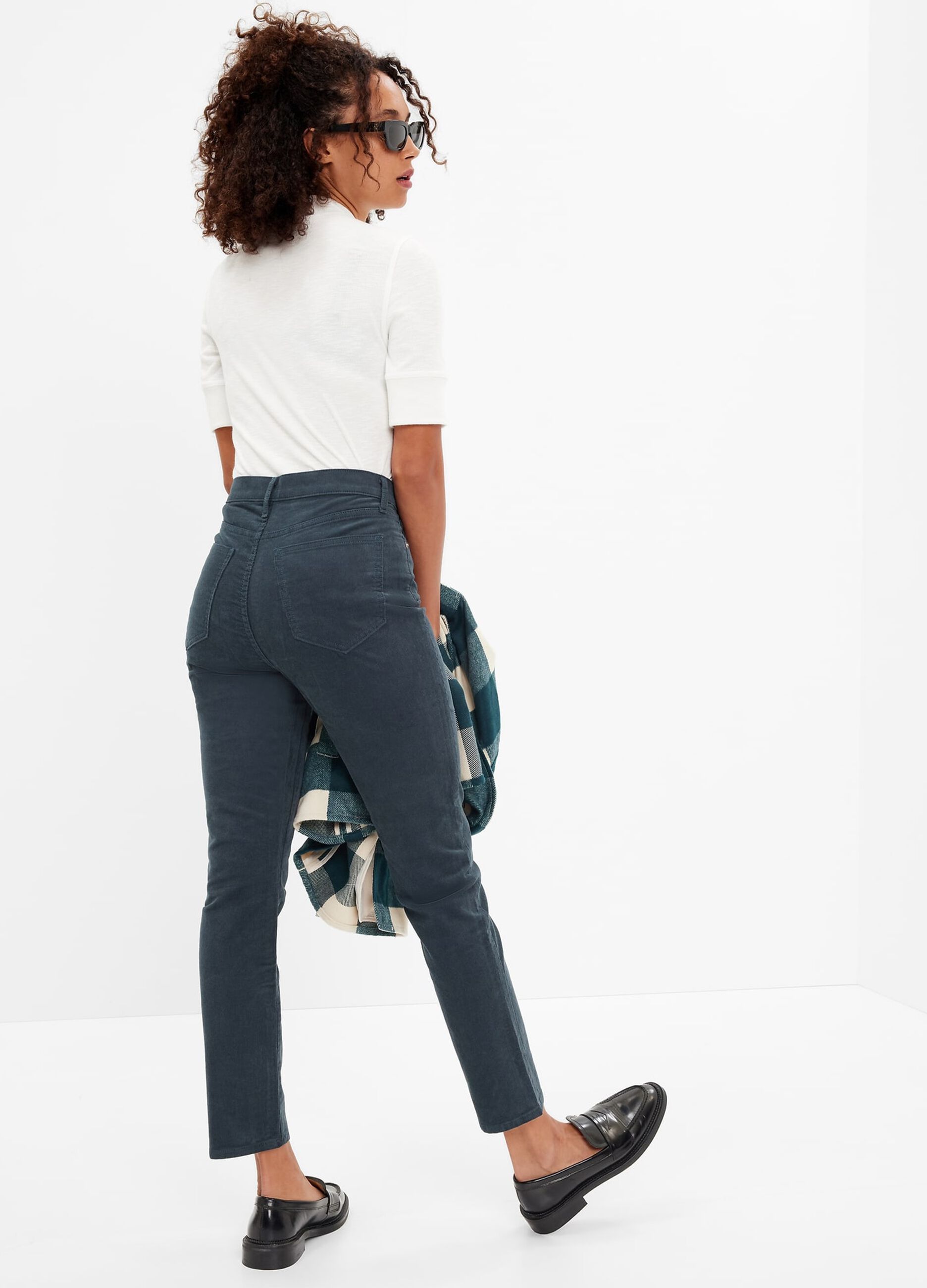 Slim-fit jeans in stretch corduroy_1