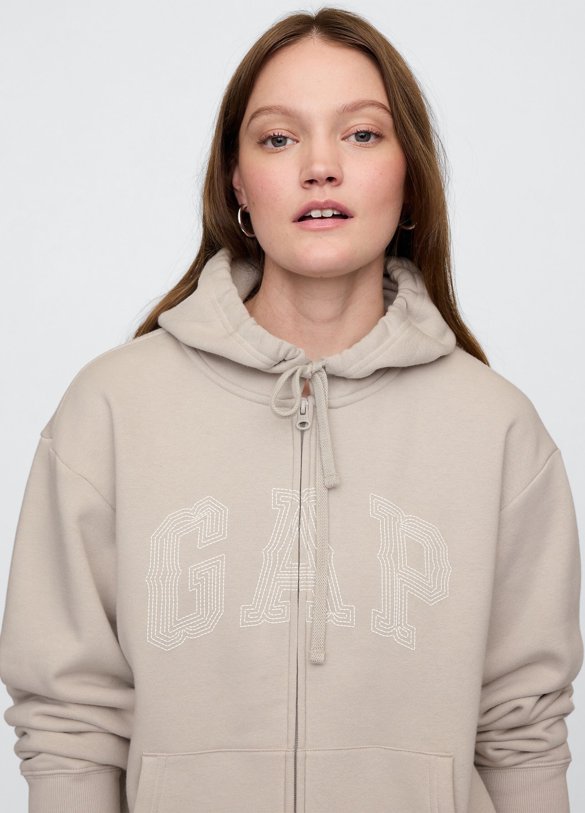 Felpa con cappuccio e full-zip_3