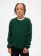 Maglione da bambino in misto cotone verde_1