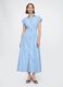 Long Cotton Denim Dress_0