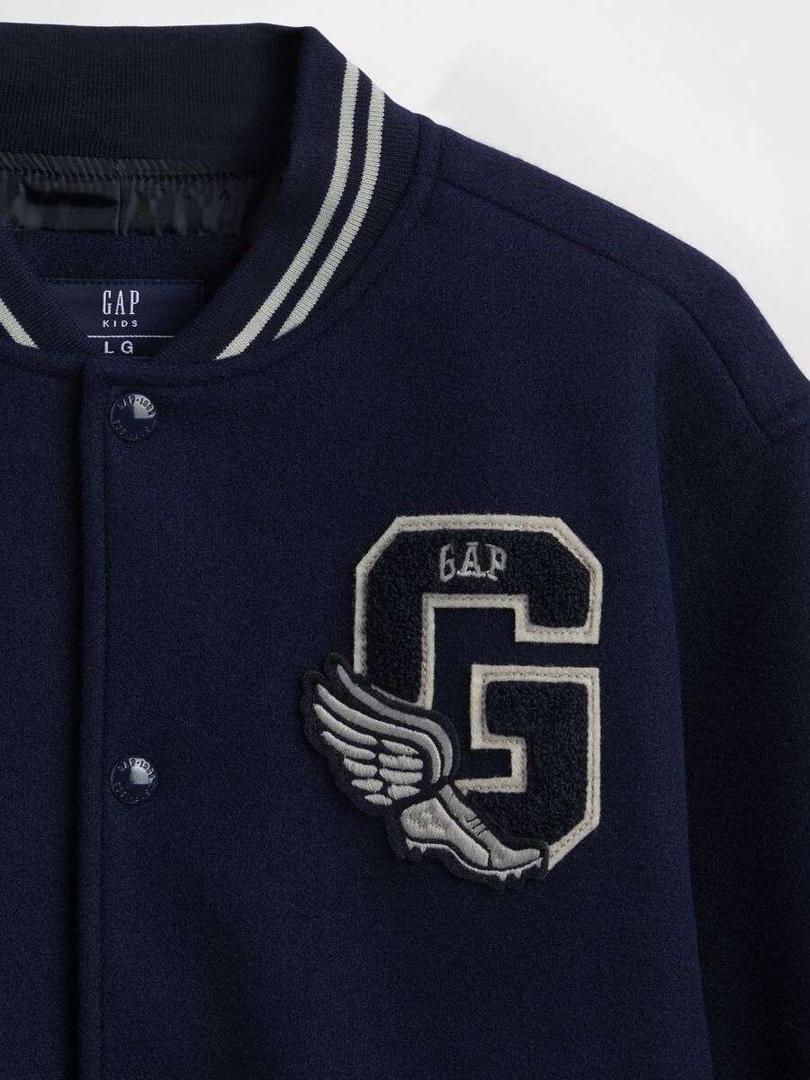 Blue bomber jacket for kids Boy_5