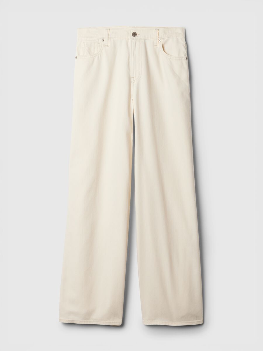 Pantaloni in lyocell e cotone Donna_7