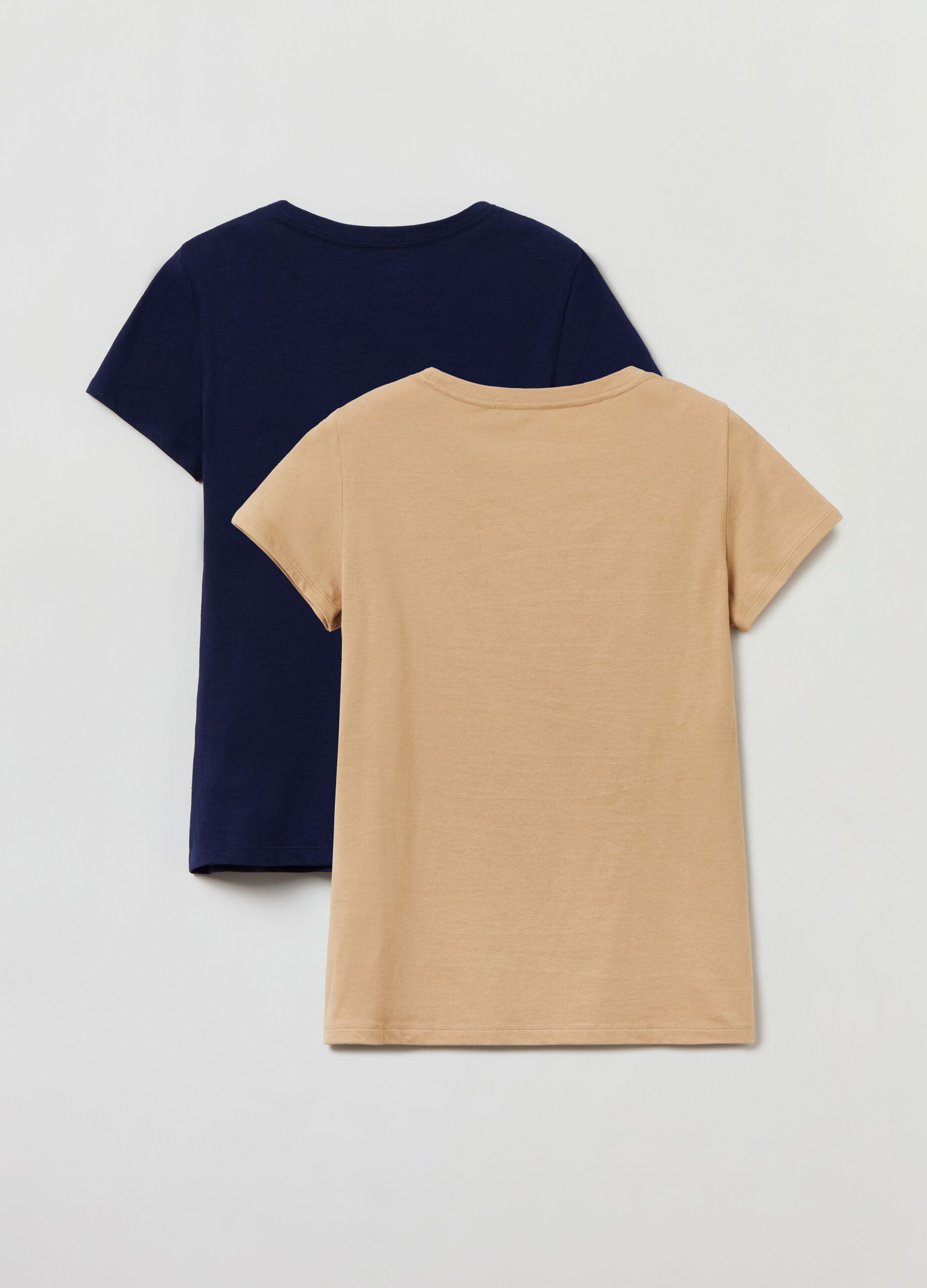 Bipack t-shirt in cotone con stampa logo_5