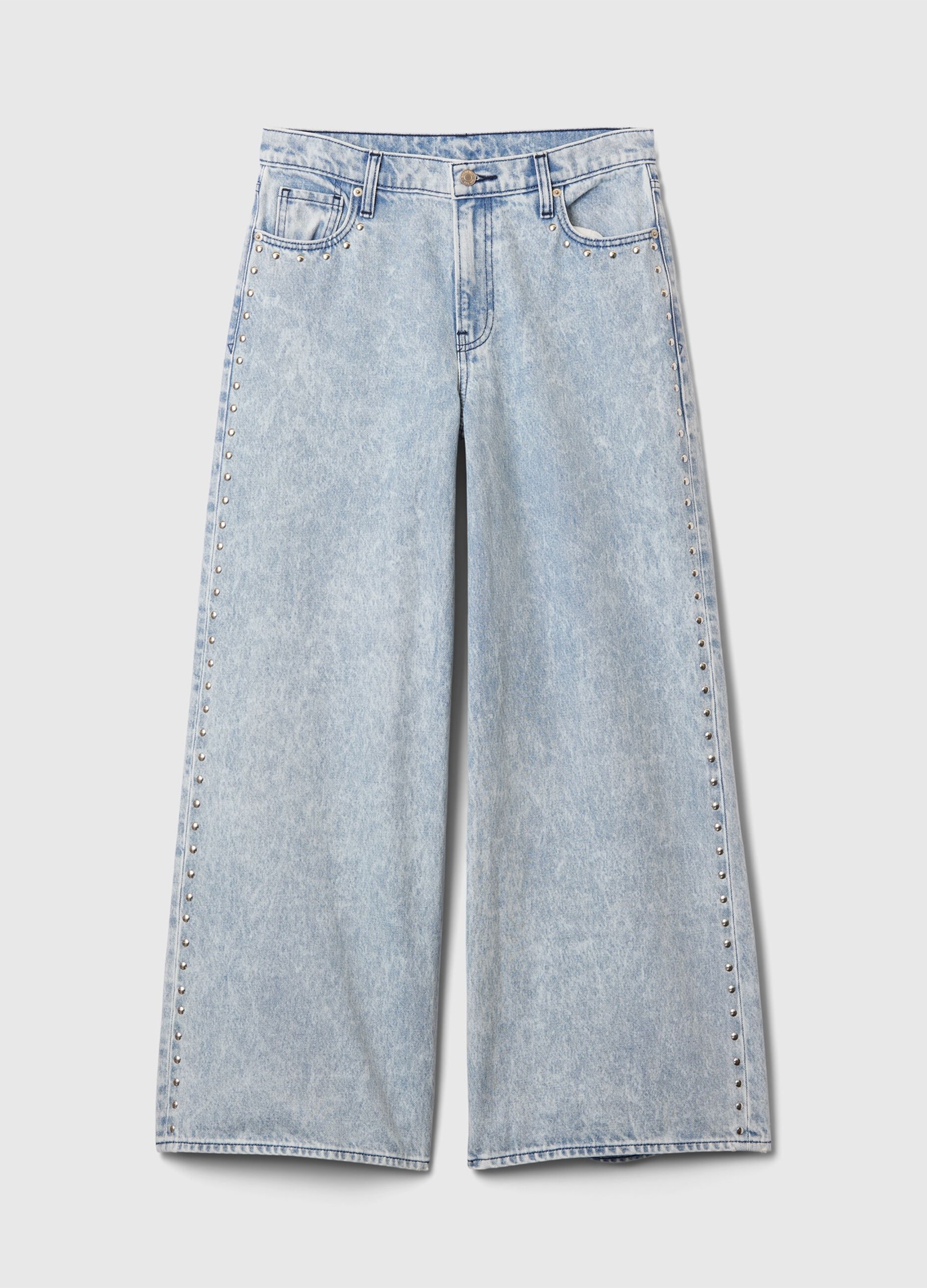 Jeans baggy fit con borchie_7