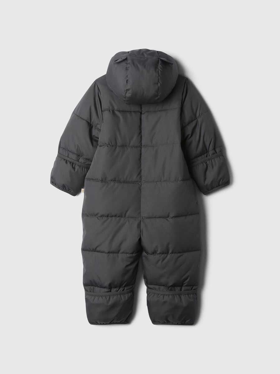 Tutina con cappuccio e interno in sherpa Neonato_1