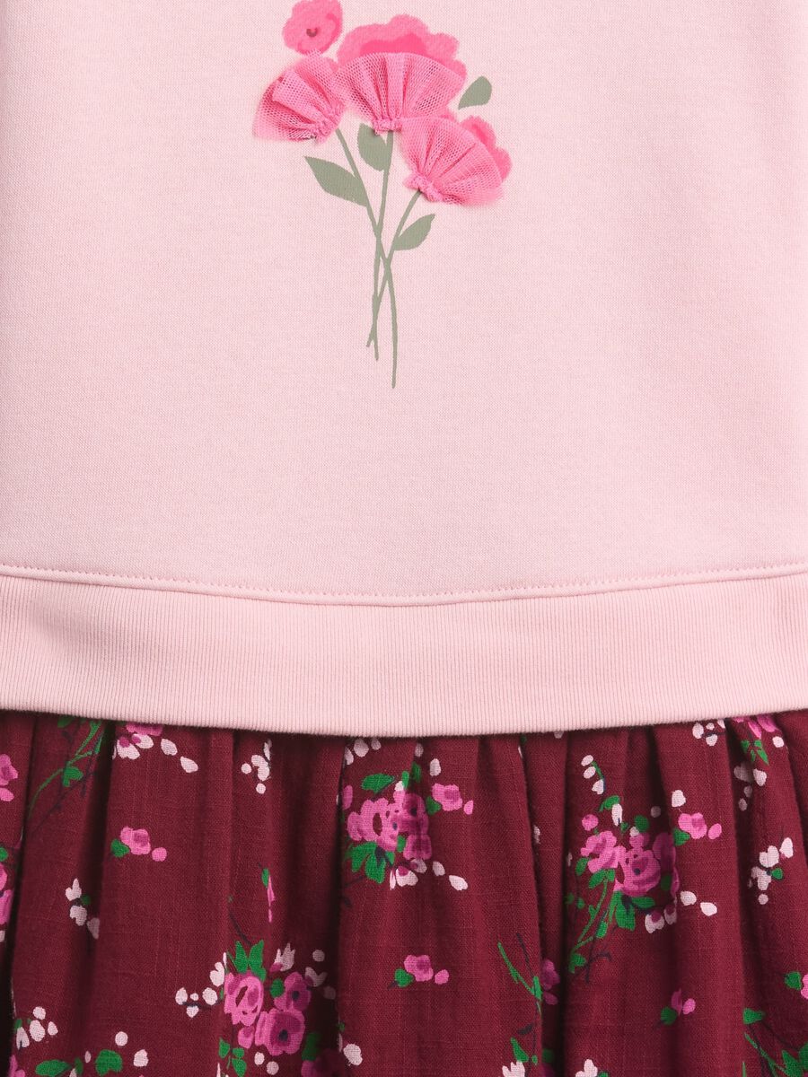 Vestito rosa in cotone per bambina Bimba_3