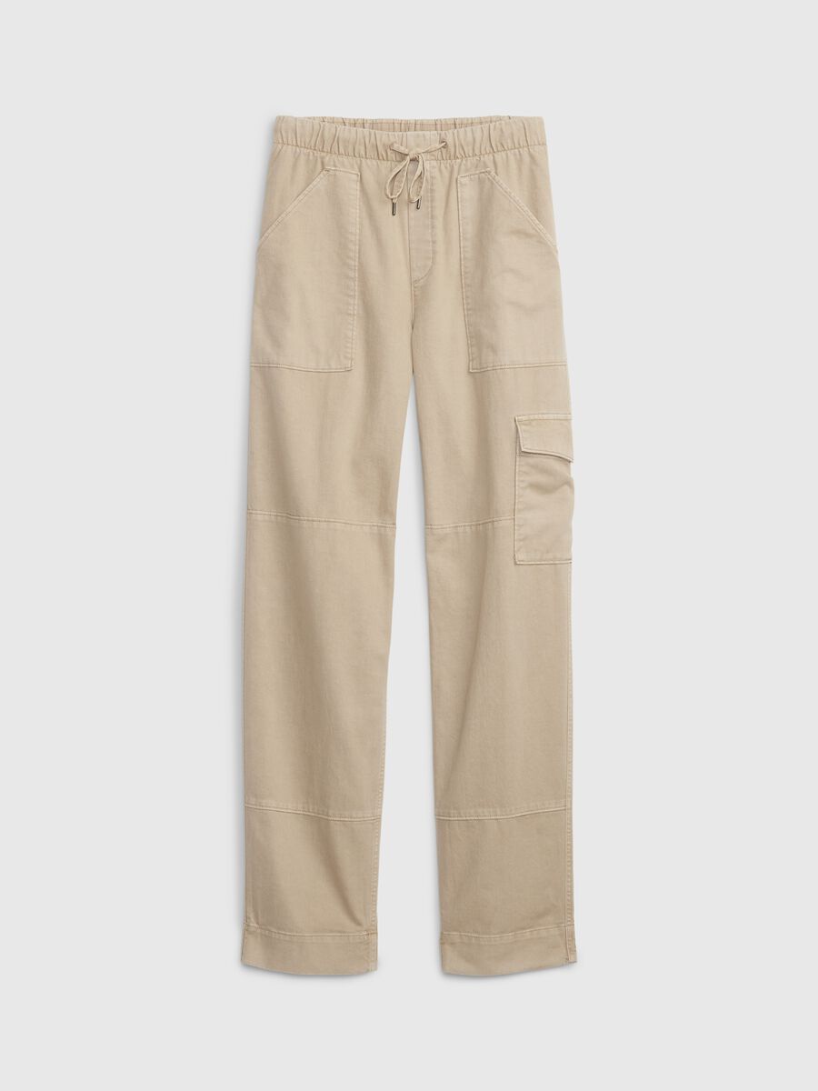 Pantalone utility pull on con coulisse Donna_4