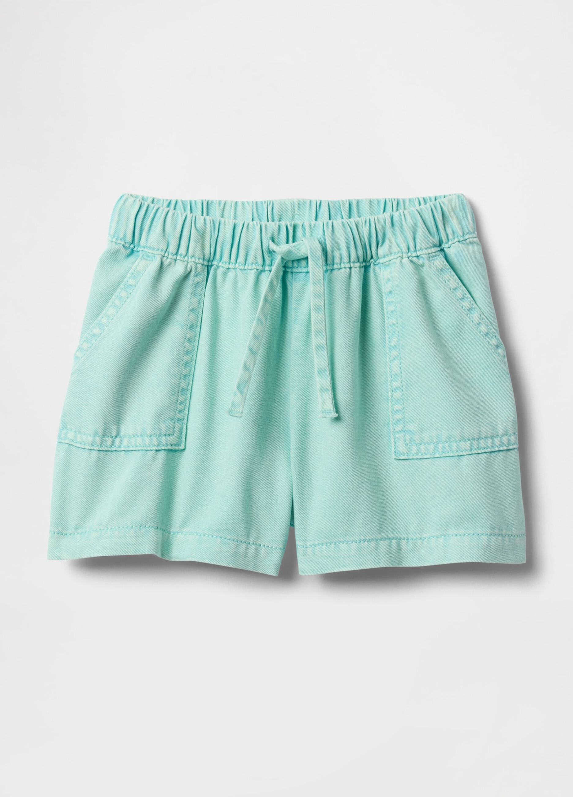 Shorts verde acqua per bambina_1