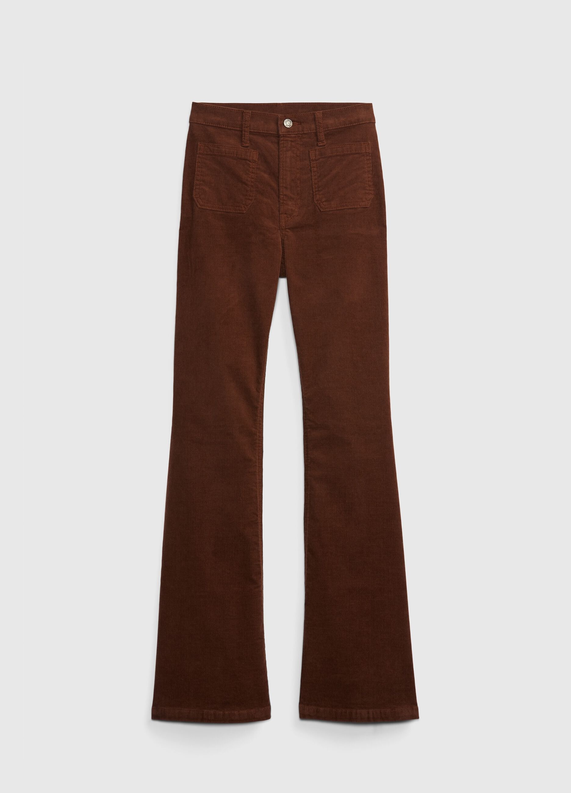 Flare-fit jeans in corduroy_4