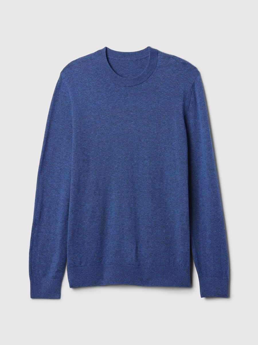 Pullover mélange con scollo rotondo Uomo_4
