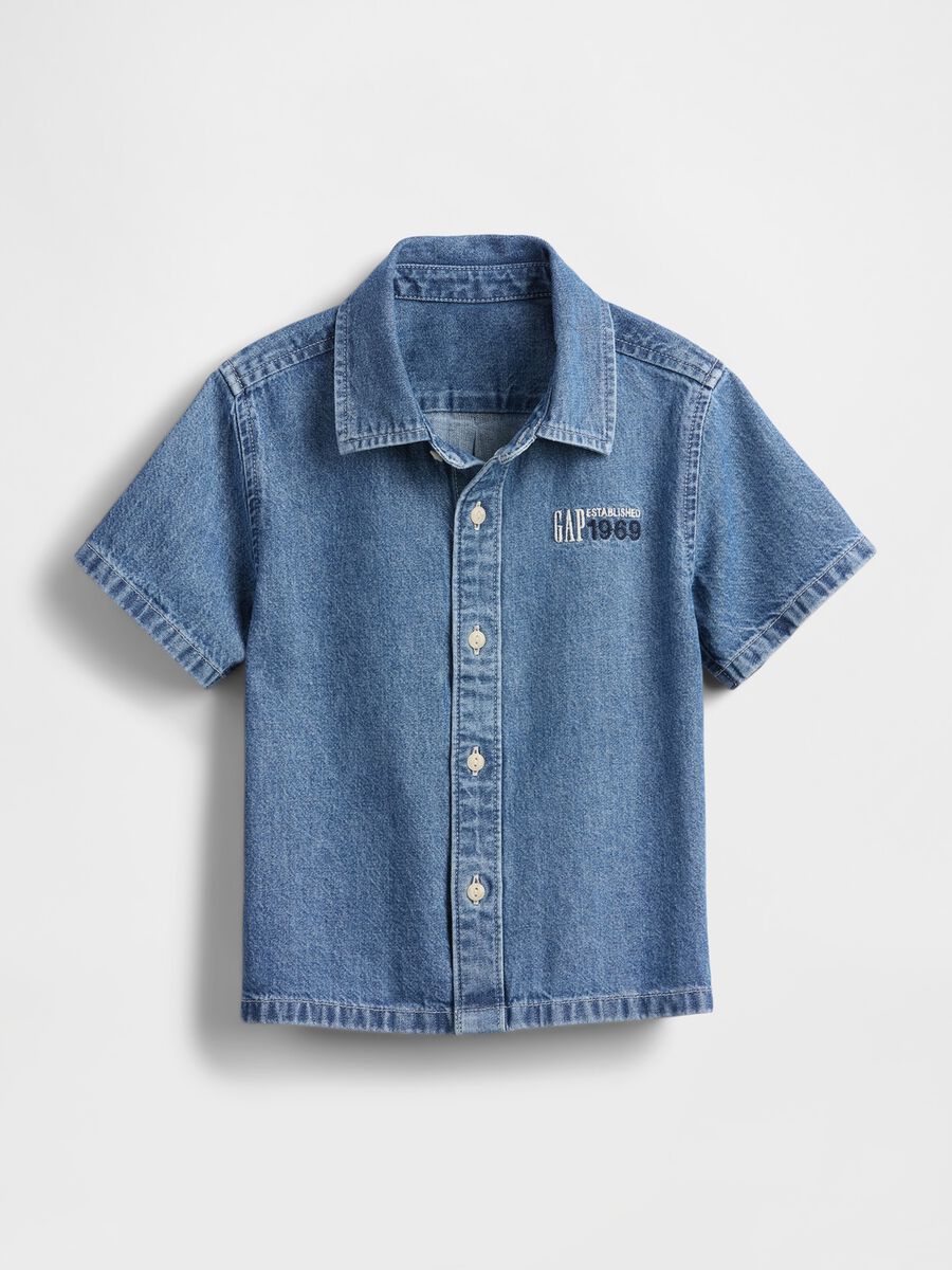 Camicia in denim Baby Boy_1