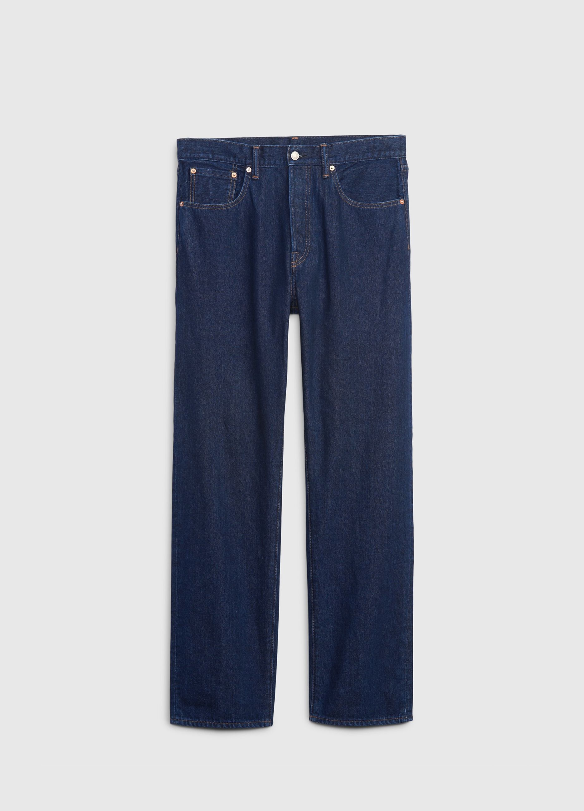 Straight-fit jeans in organic cotton