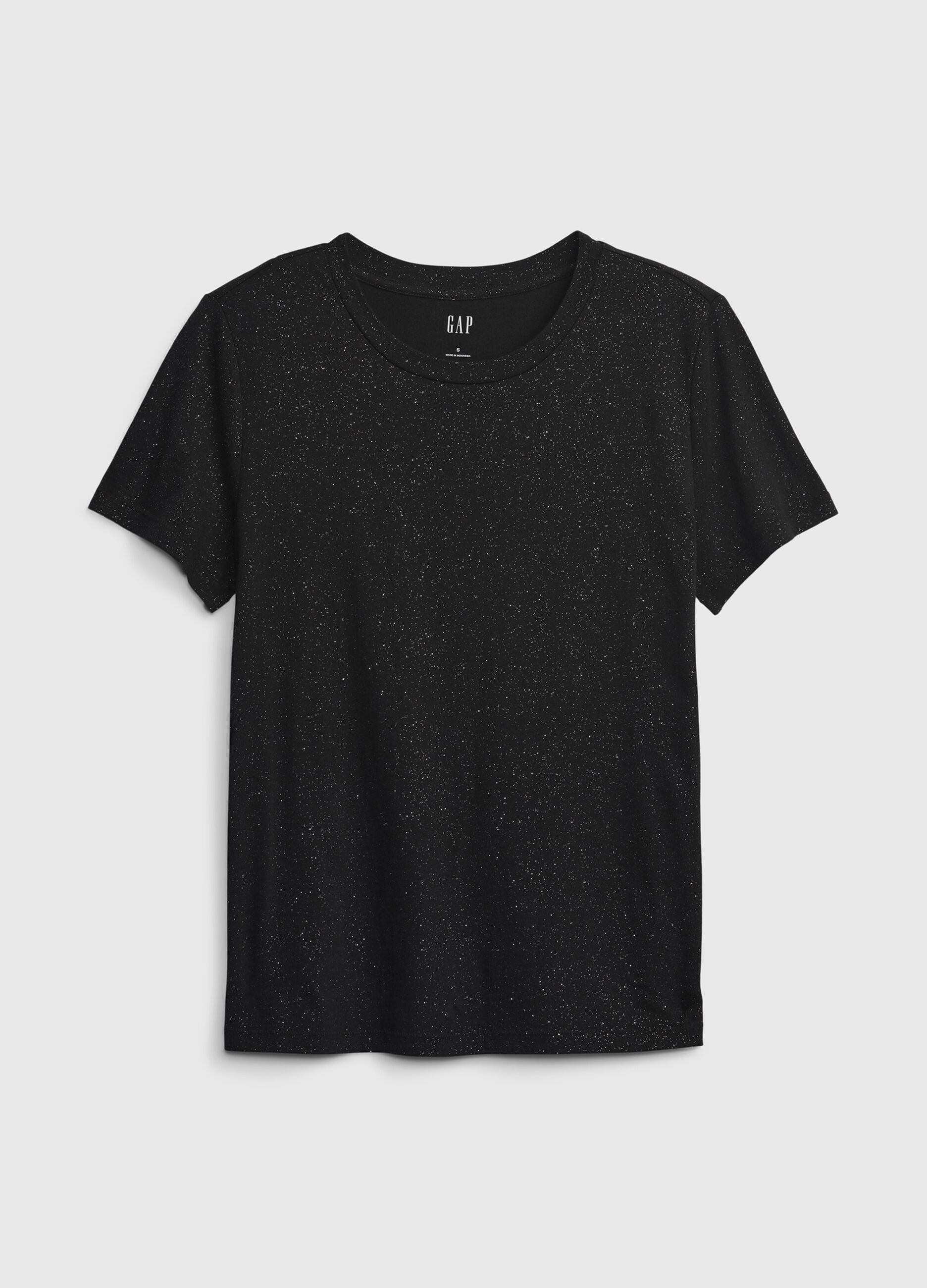 T-shirt in cotone con glitter_5