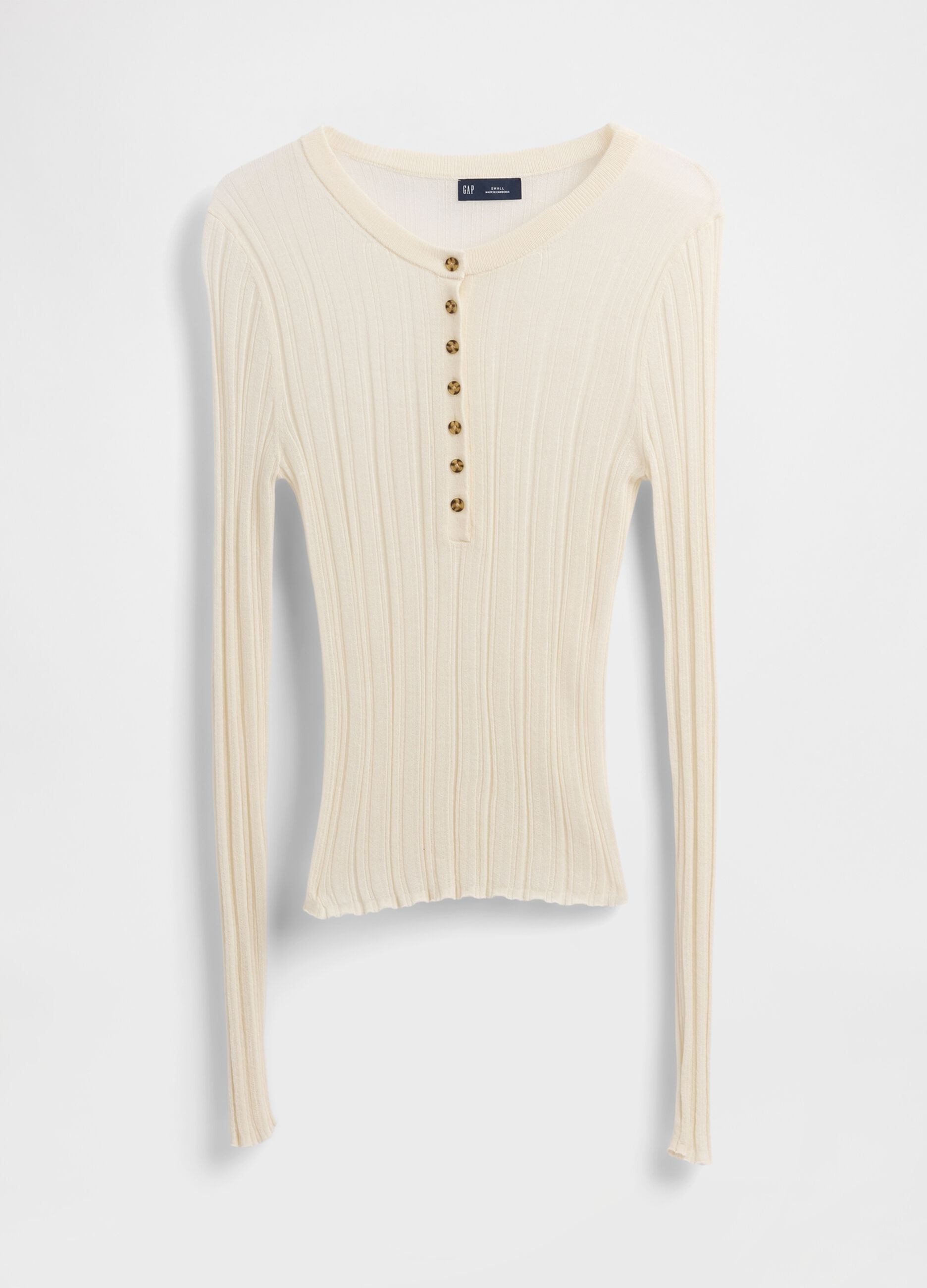 White Sweater with Sheer Long Sleeves_4