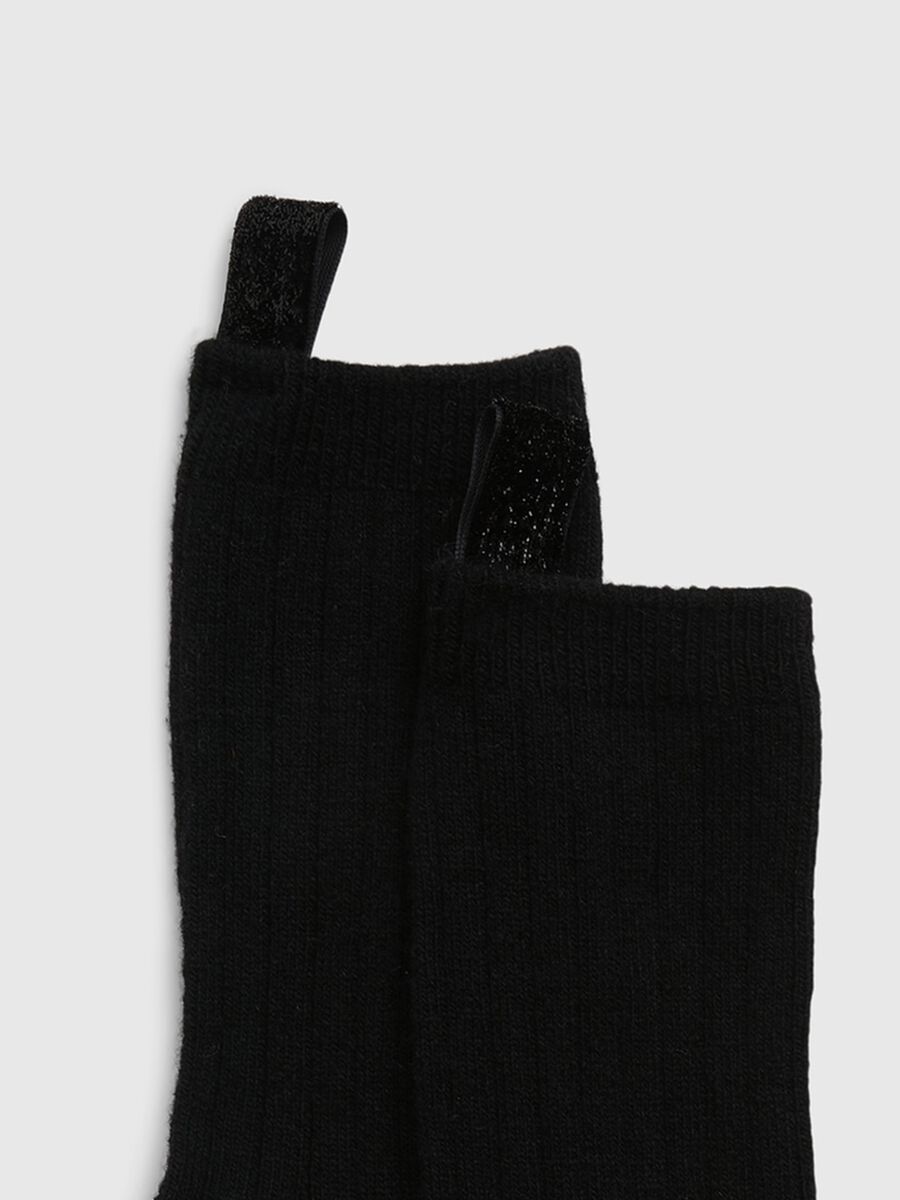 Short socks with glitter tab Woman_1
