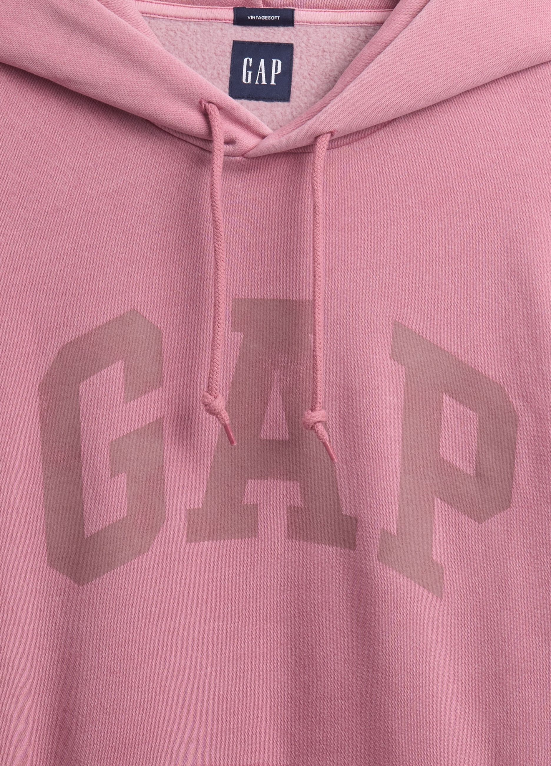 Felpa con logo GAP, cappuccio e tasca a marsupio 