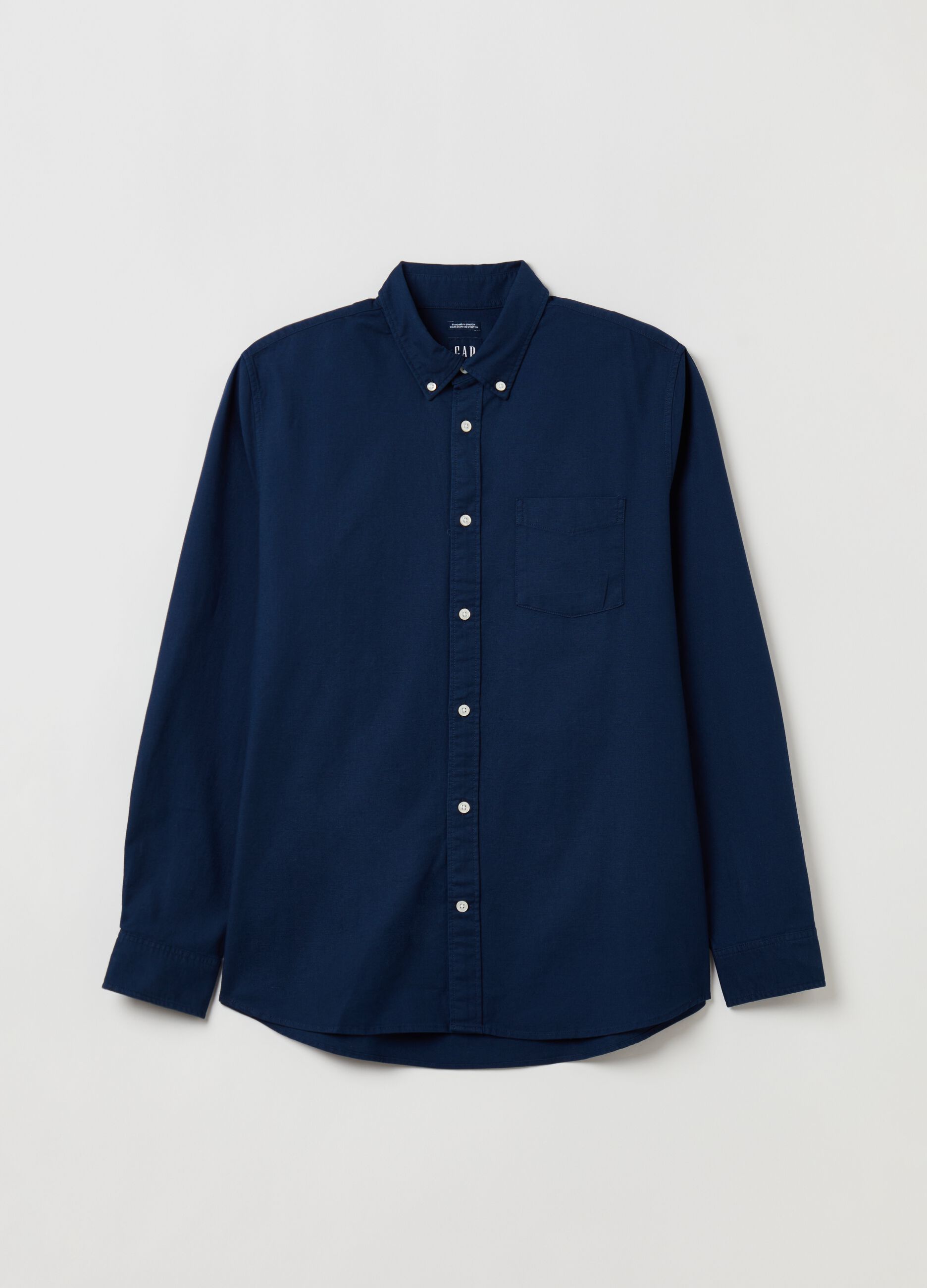 Camicia regular fit in cotone oxford_1