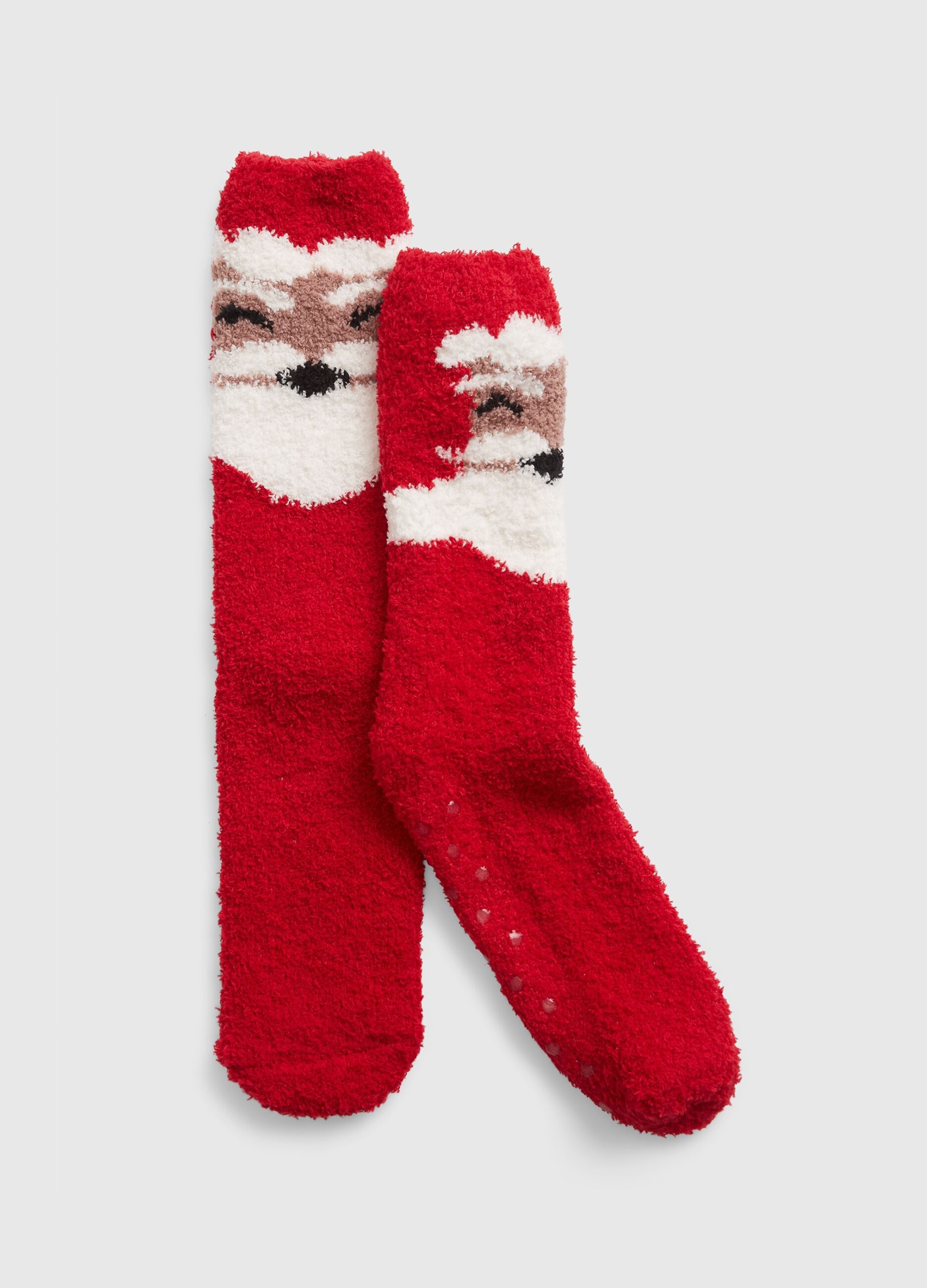 Slipper socks with Christmas design