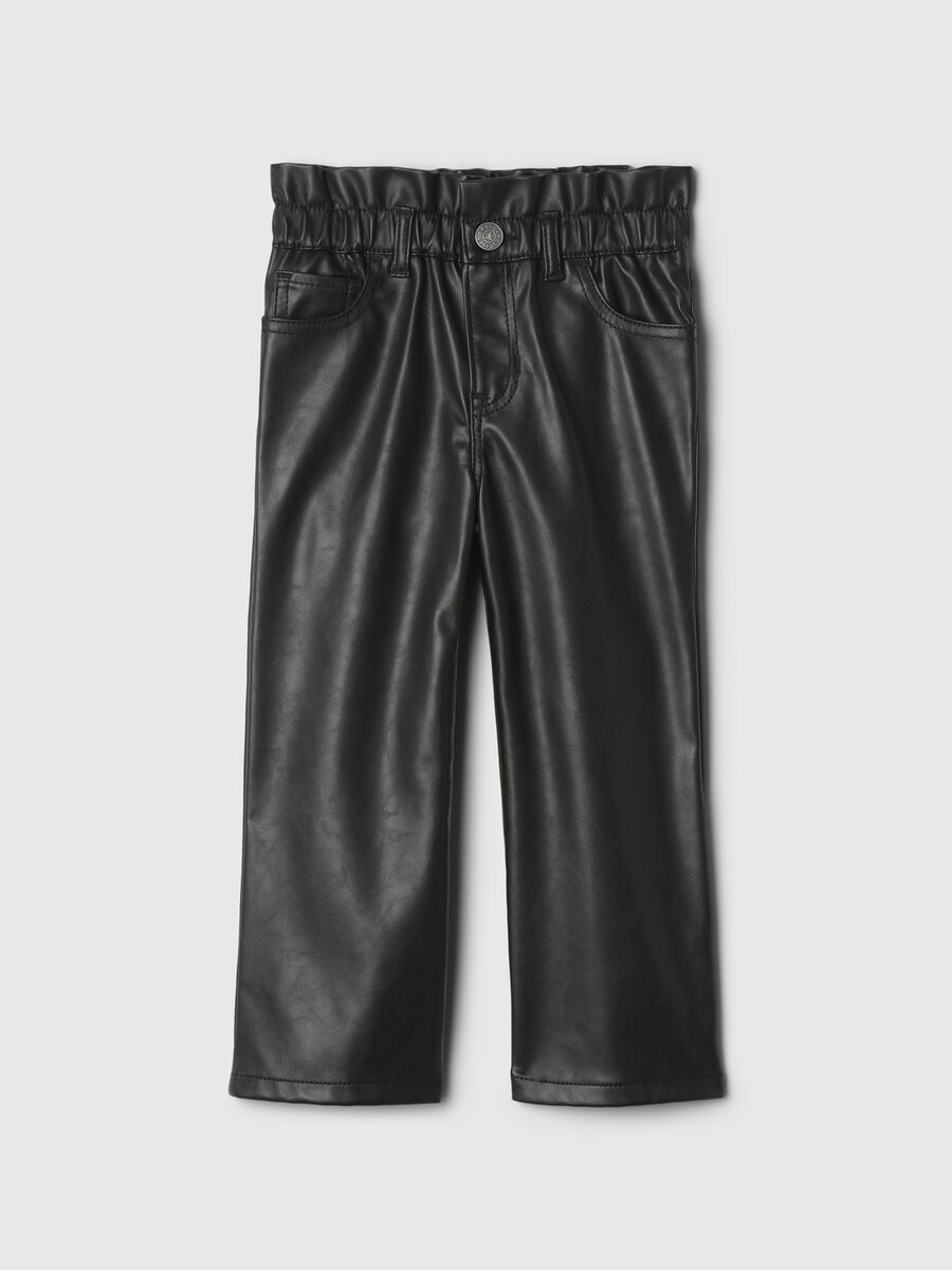 Pantalone effetto lucido cinque tasche  Bimba_0