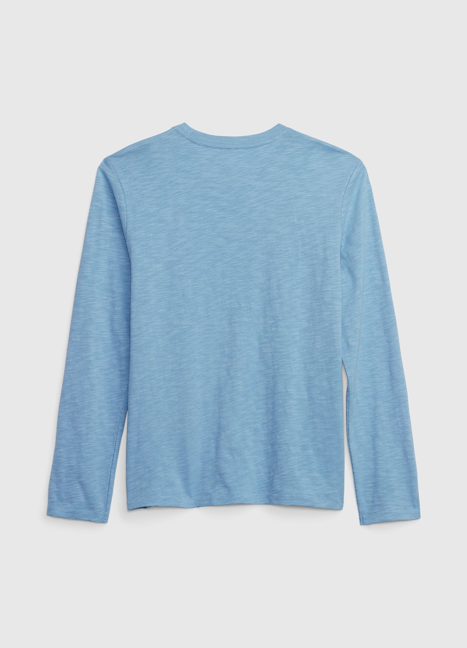Long-sleeved T-shirt with logo print_1