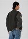 Bomber varsity con maniche effetto lucido_2