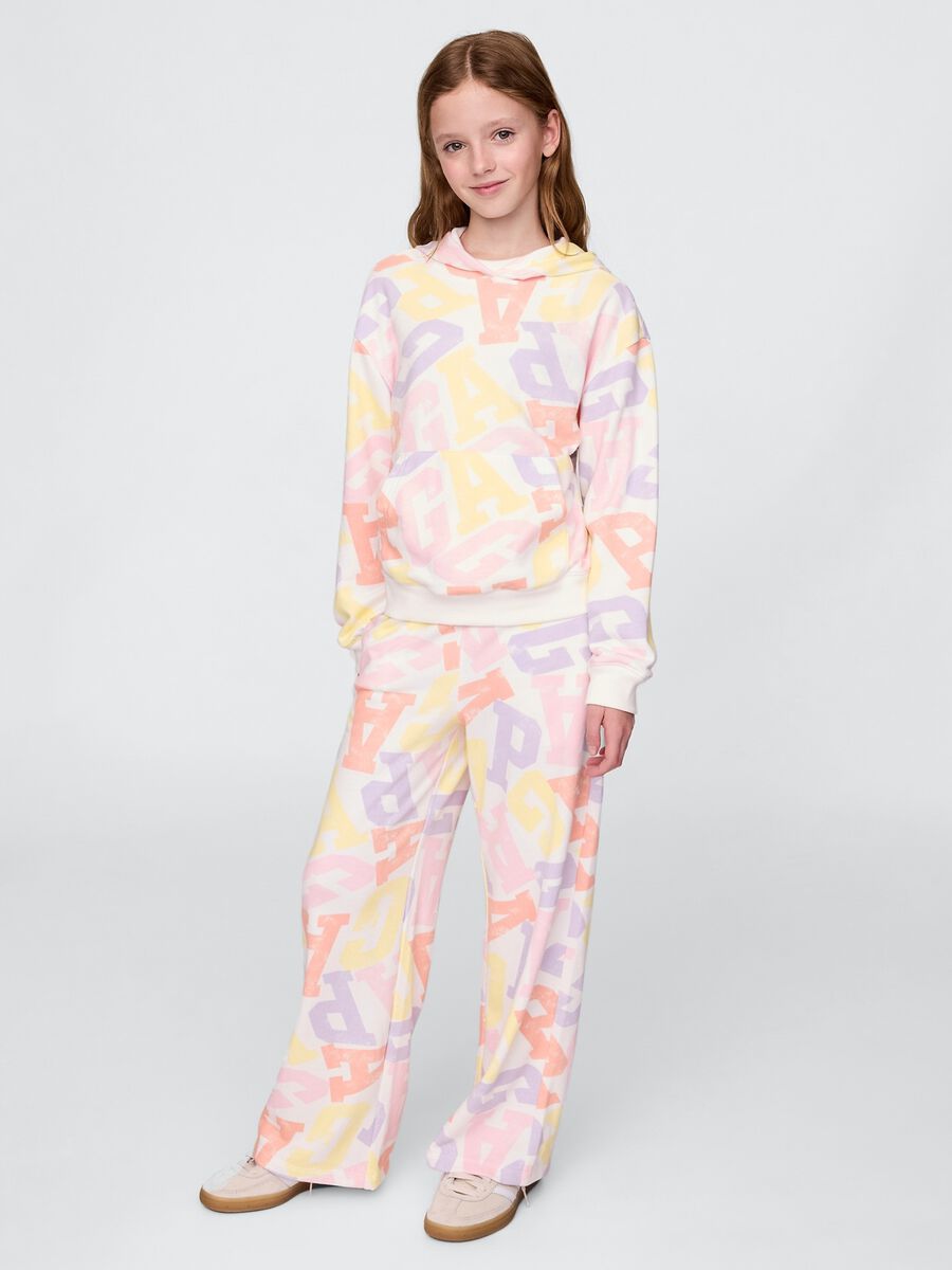 Felpa con cappuccio multicolor GAP Kids Bambina_1