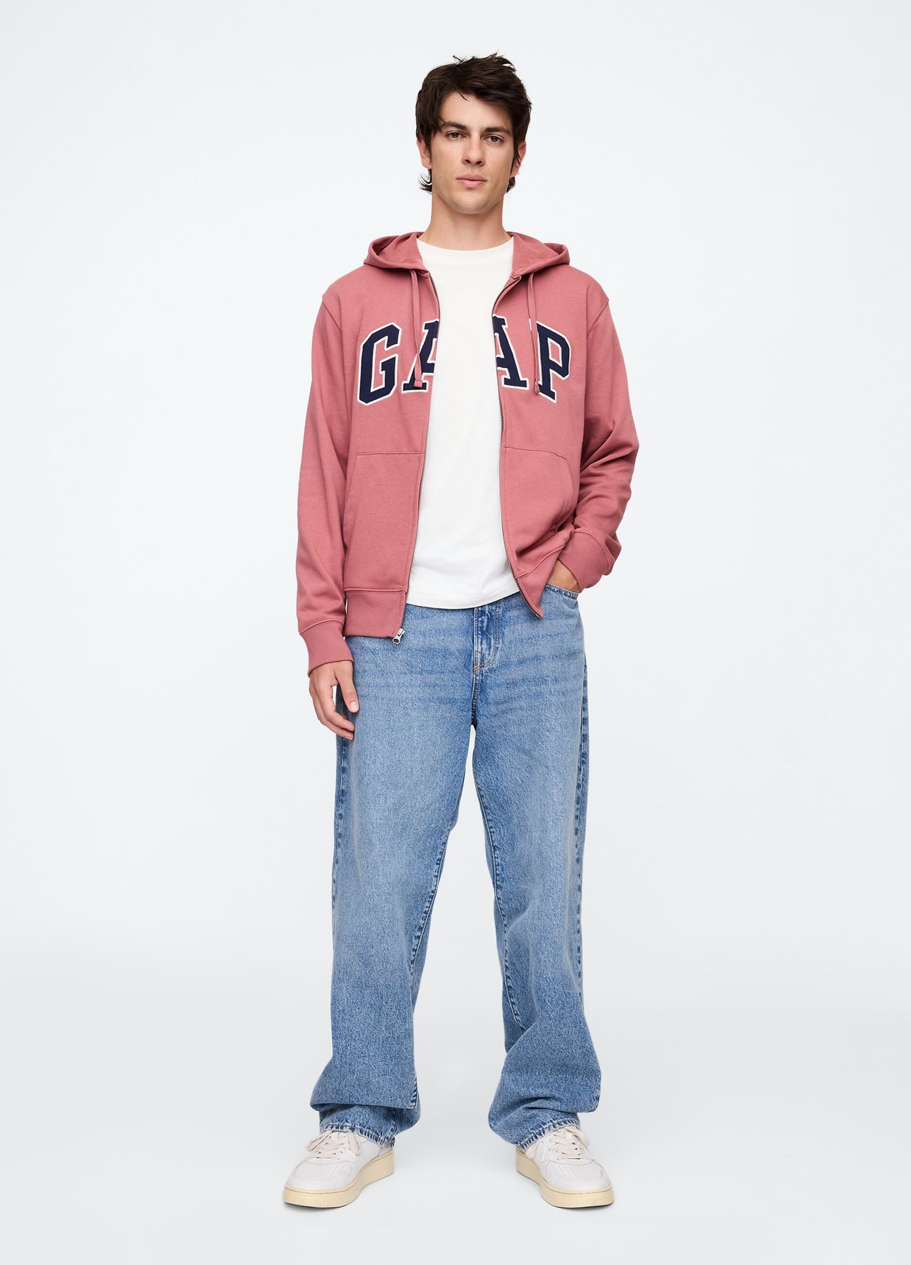 Felpa con cappuccio e full-zip_2