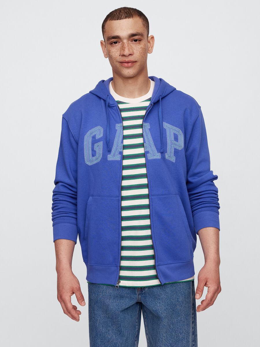 Felpa con cappuccio e full-zip Uomo_0