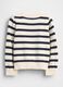 White and blue striped jumper with pink heart_1
