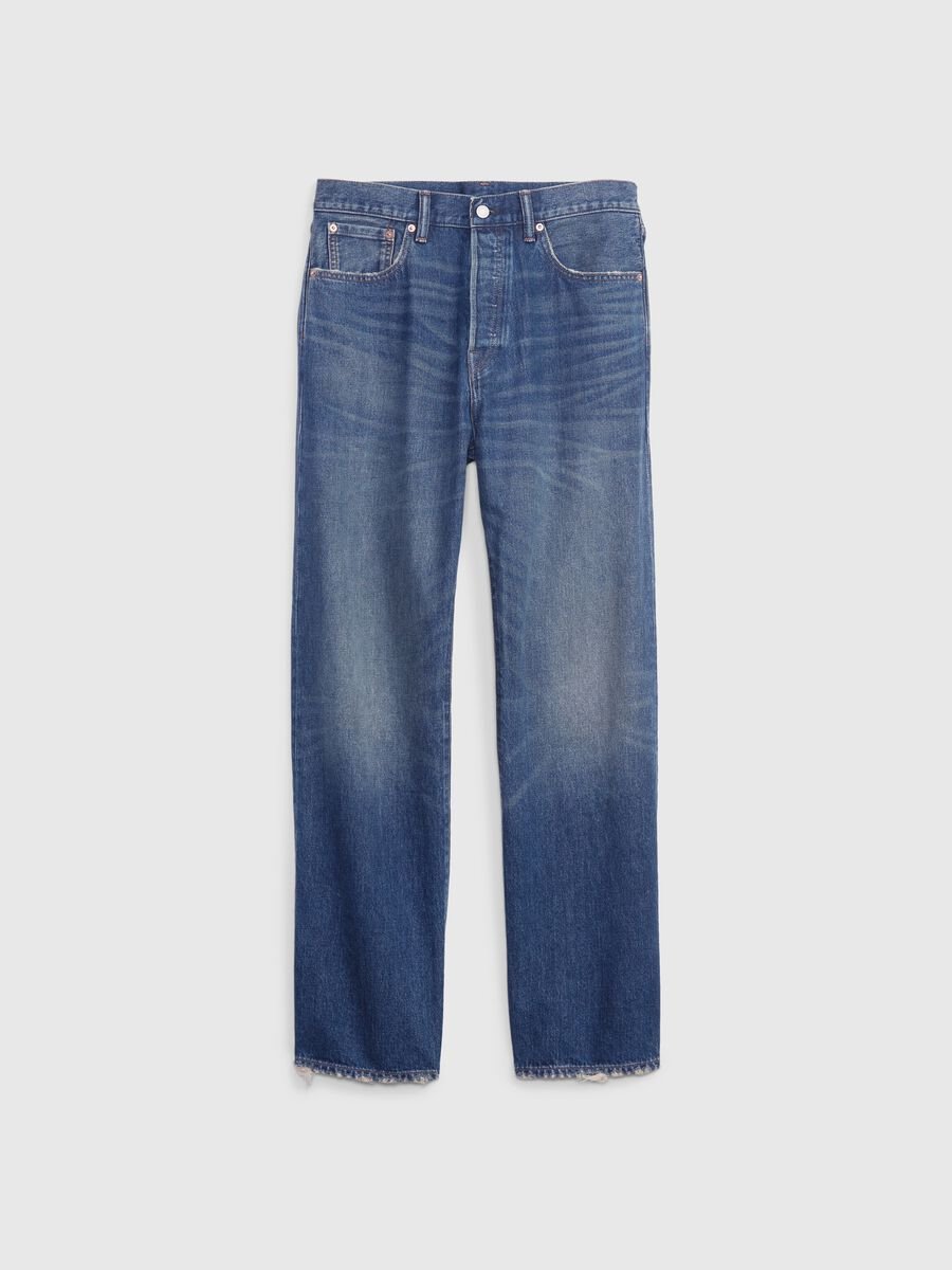 Jeans loose fit con vita media Uomo_3