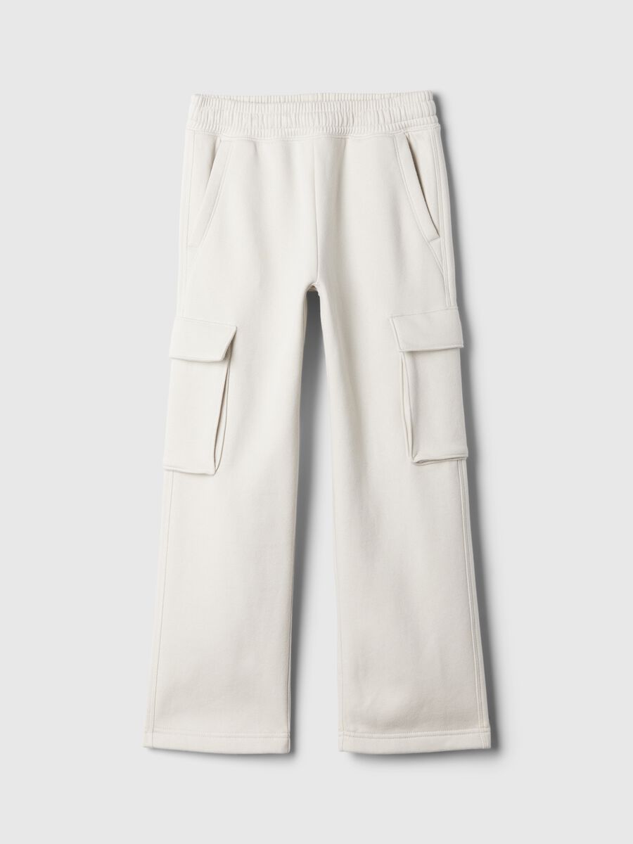 Joggers cargo in felpa Bambino_4