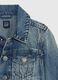 Giacca denim in puro cotone_2