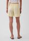 Shorts in misto lino e viscosa_1