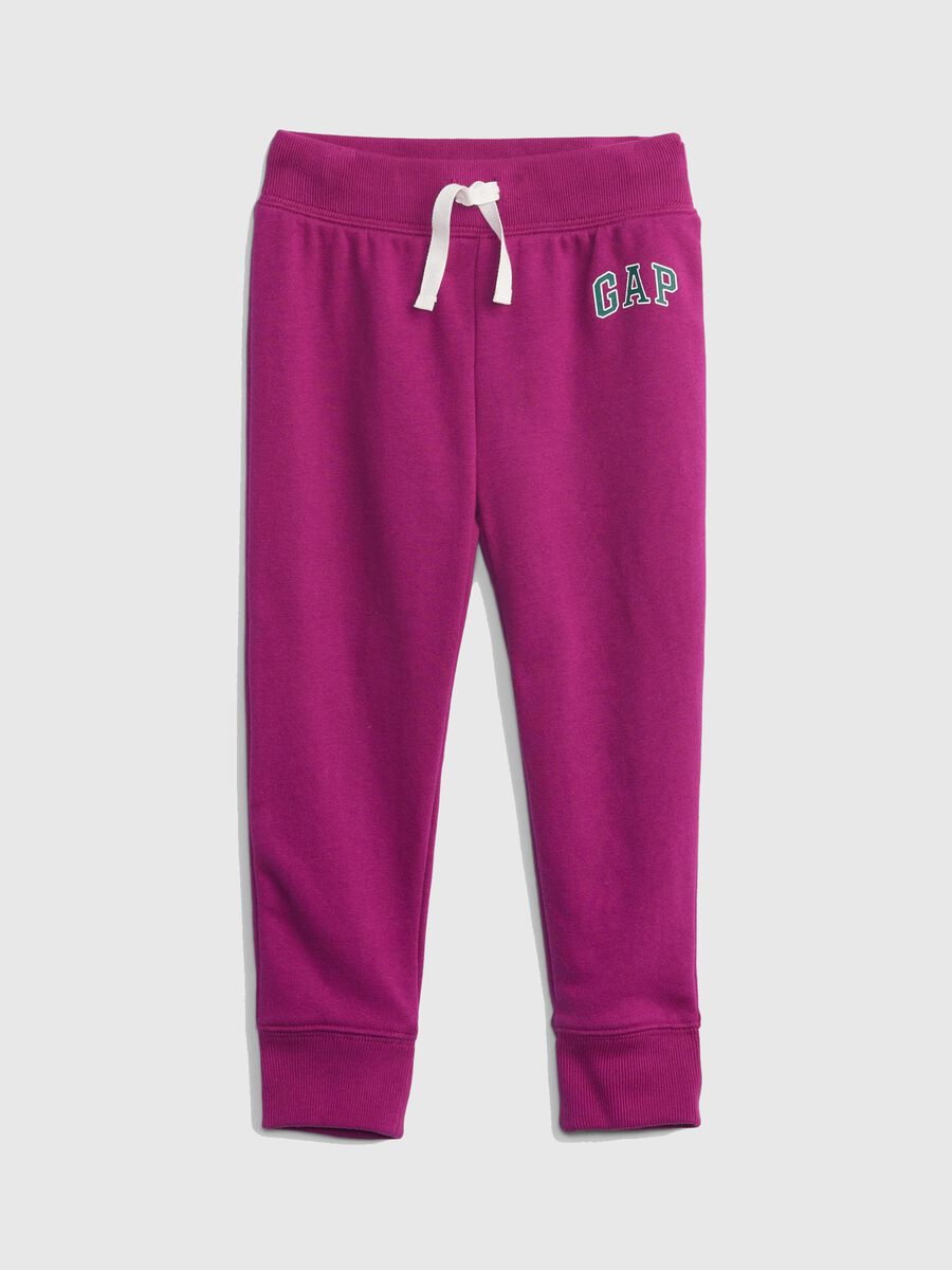 Joggers in French Terry con stampa logo Neonato_0