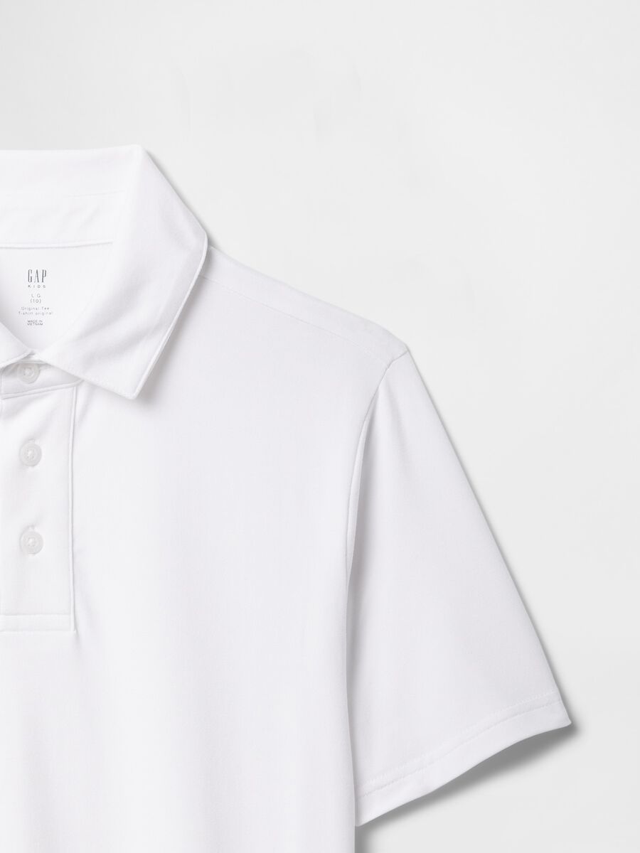 Short Sleeve Stretch Fabric Polo by GAP Kids Boy_4