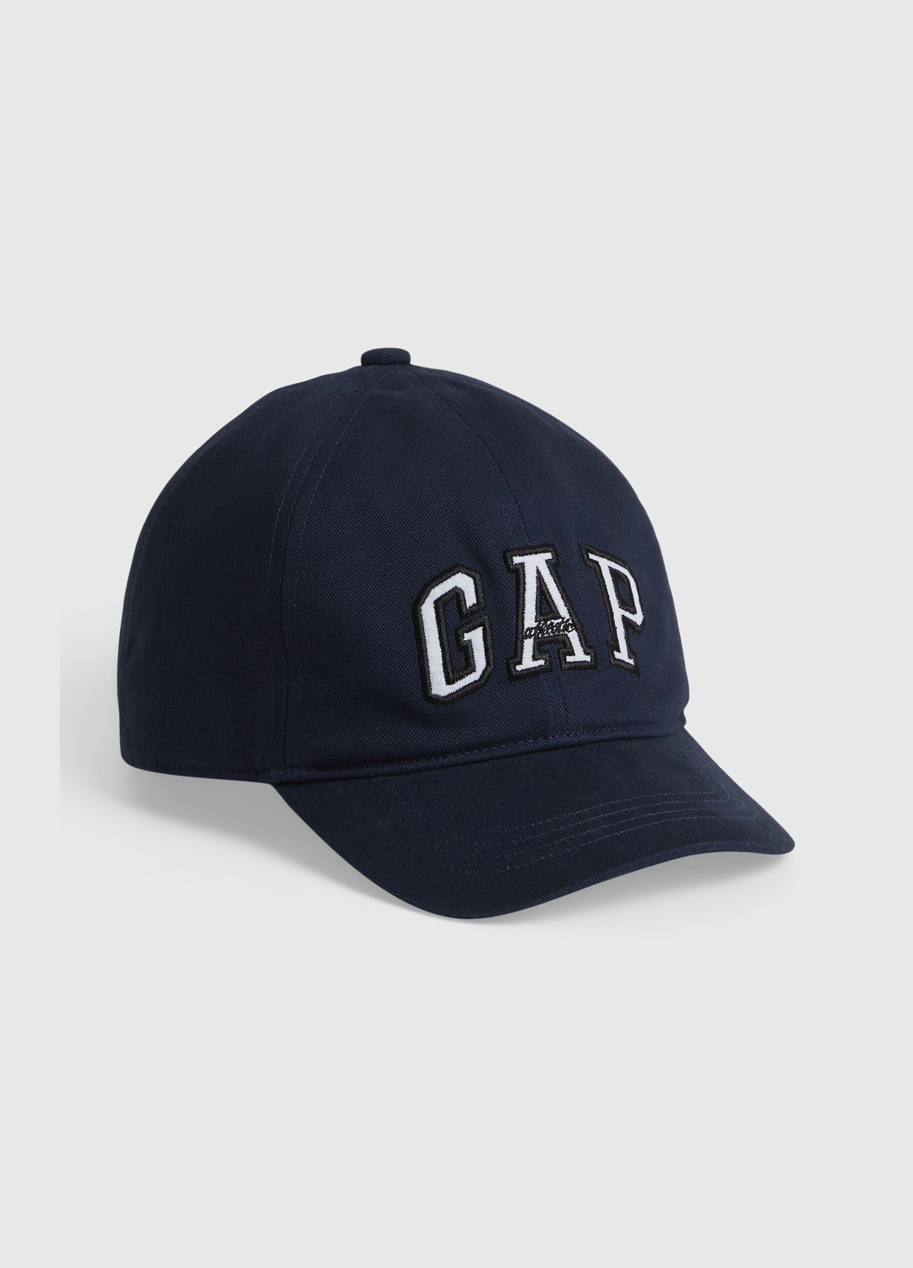 Baseball cap with logo patch