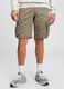 Bermuda cargo shorts in cotton and Lyocell_0