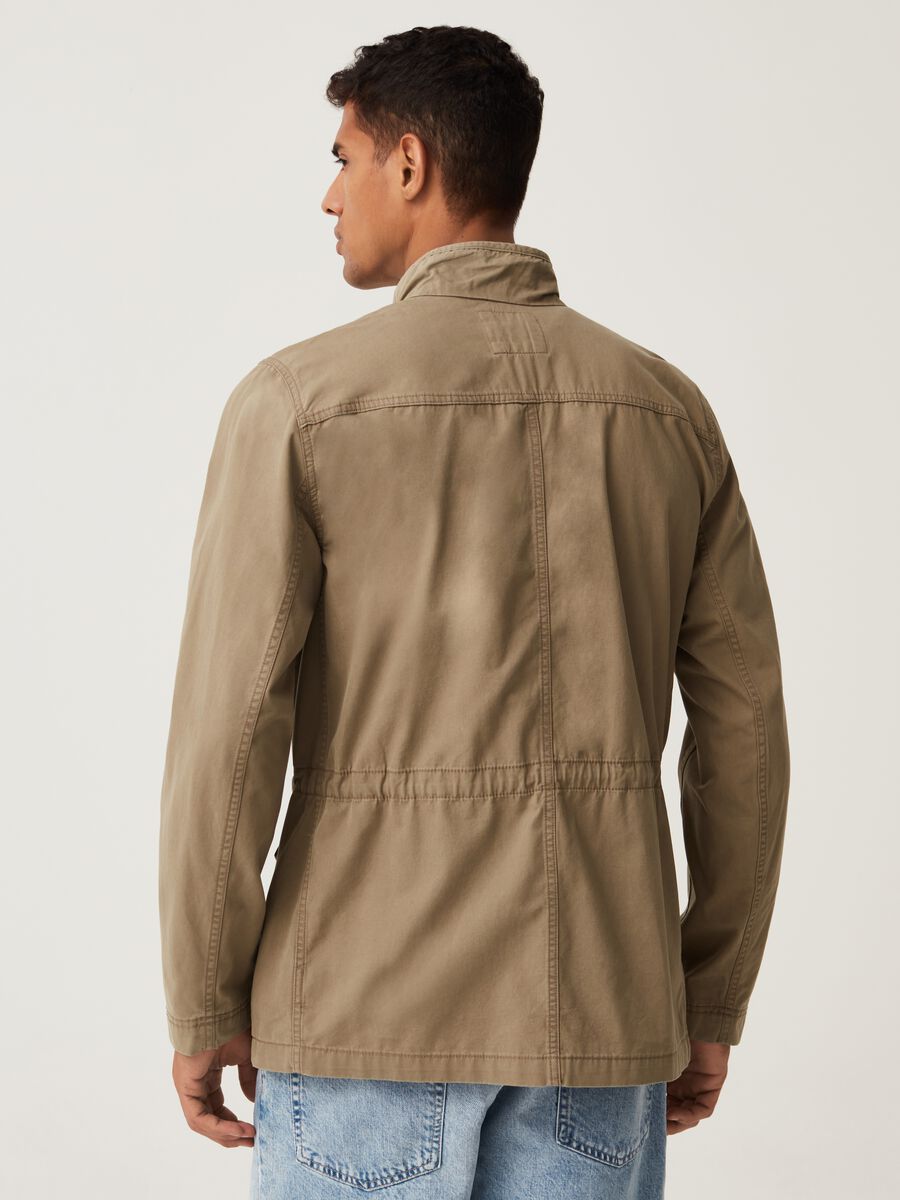 Cotton safari jacket Man_2