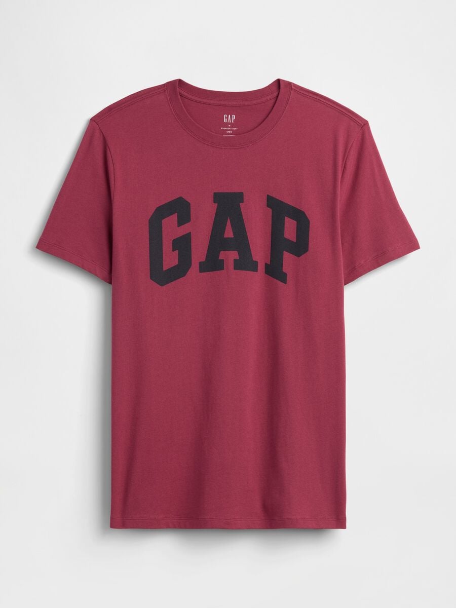 T-shirt a maniche corte in cotone con logo GAP Uomo_2