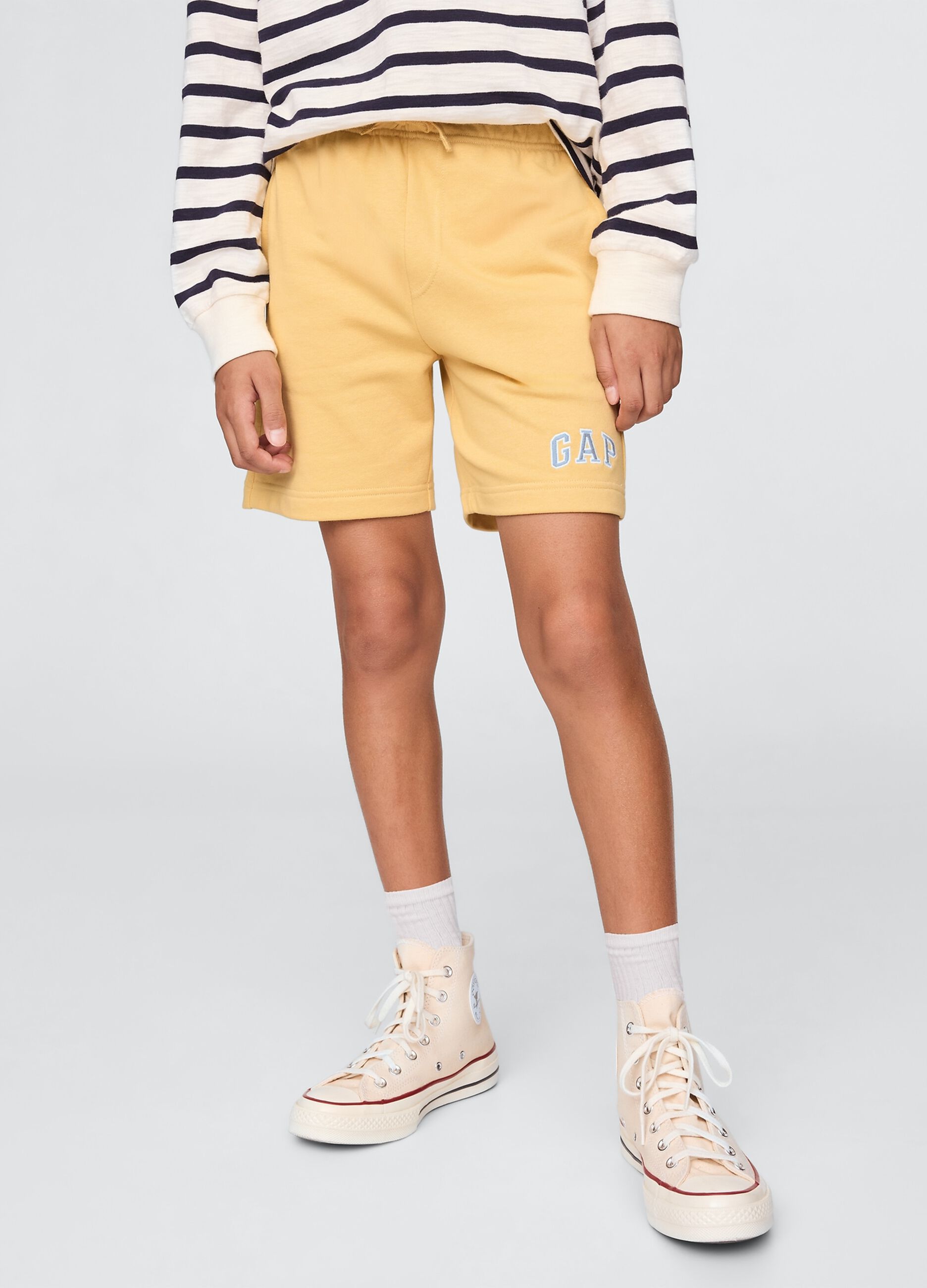 Shorts gialli GAP Kids in misto cotone_1