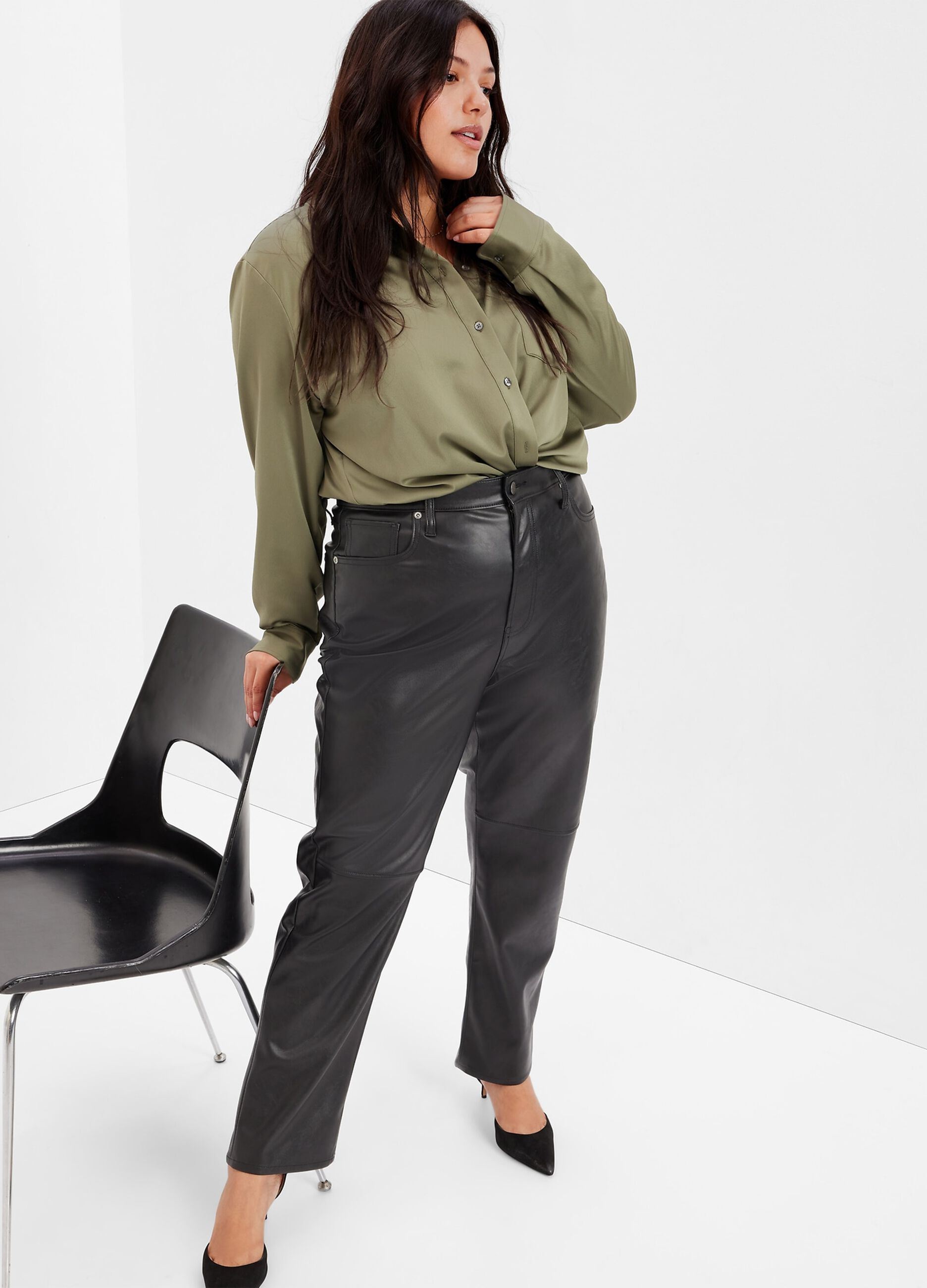 Satin shirt with pocket_3