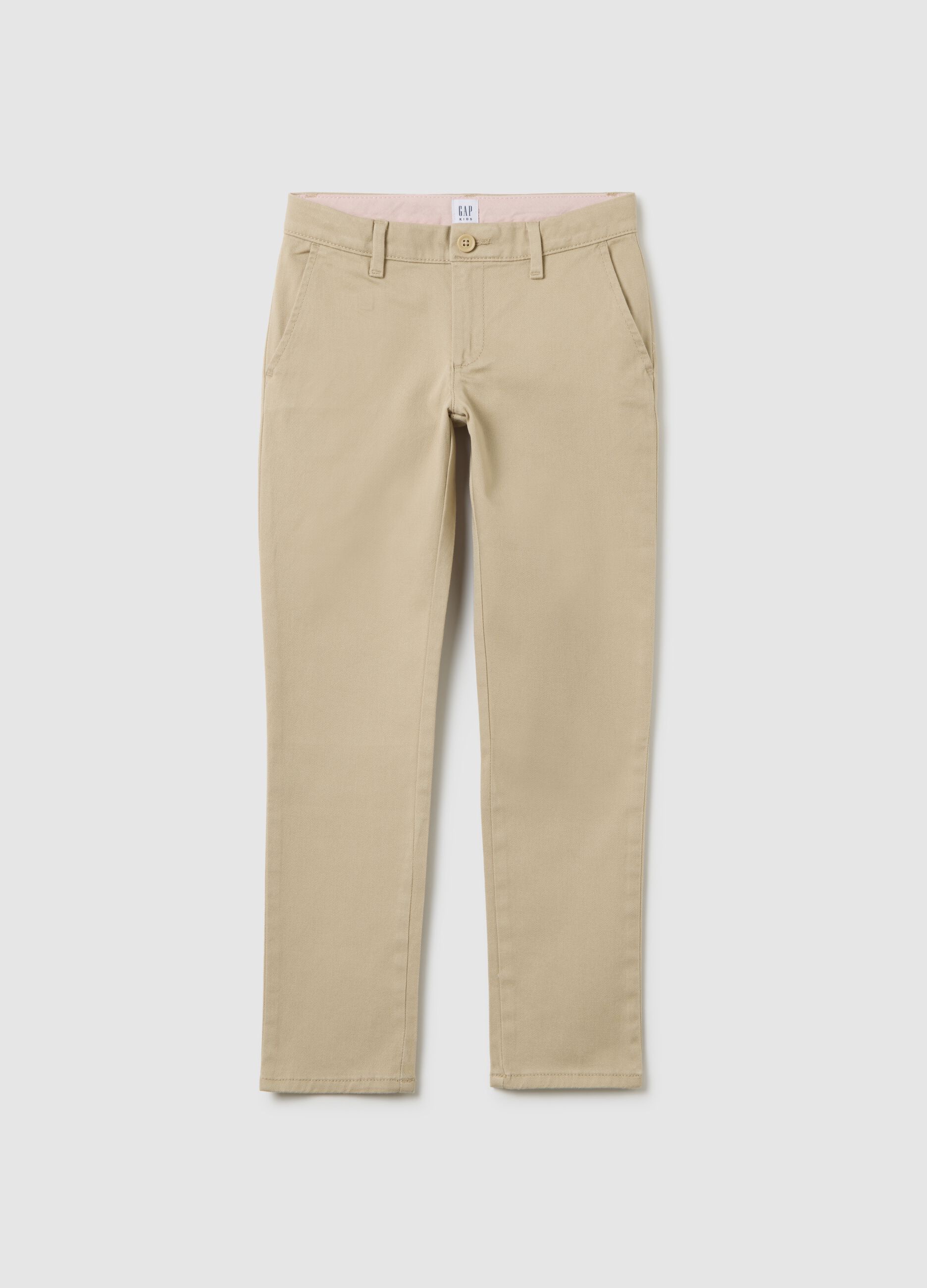 Pantaloni chino in cotone stretch