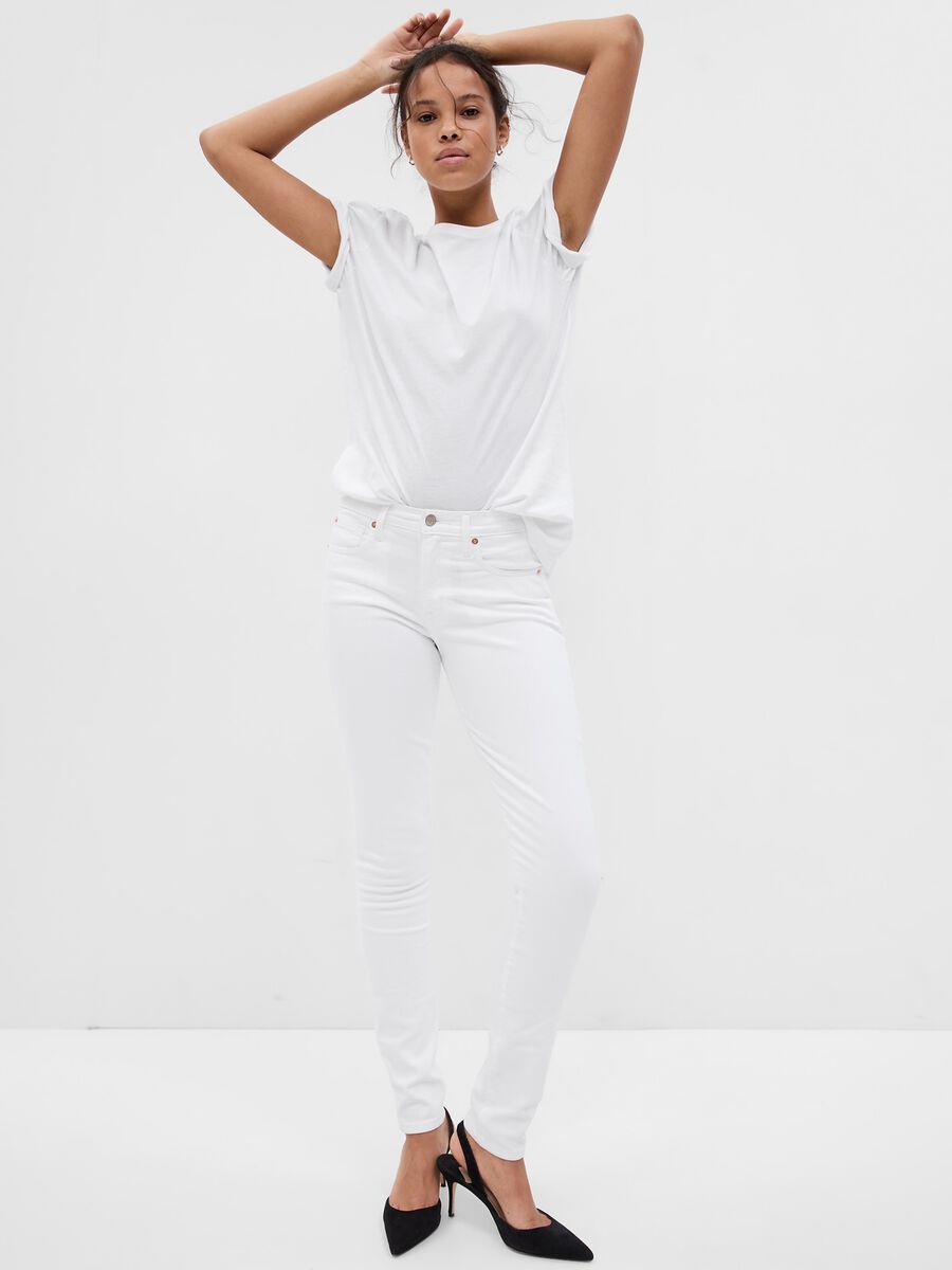 Mid-rise, skinny-fit jeans Woman_0