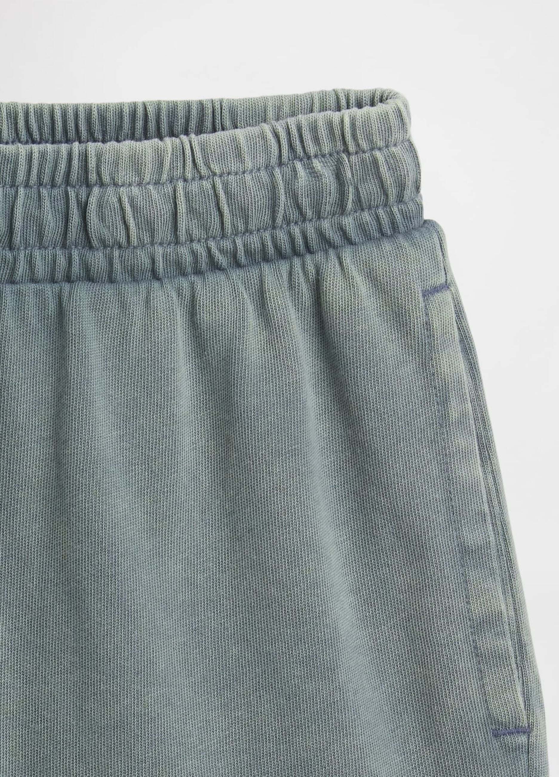 Shorts in puro cotone con vita elasticizzata
