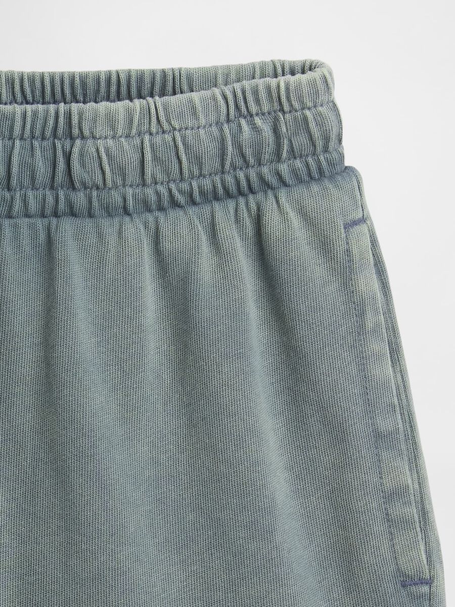 Shorts in puro cotone con vita elasticizzata Bambino_4
