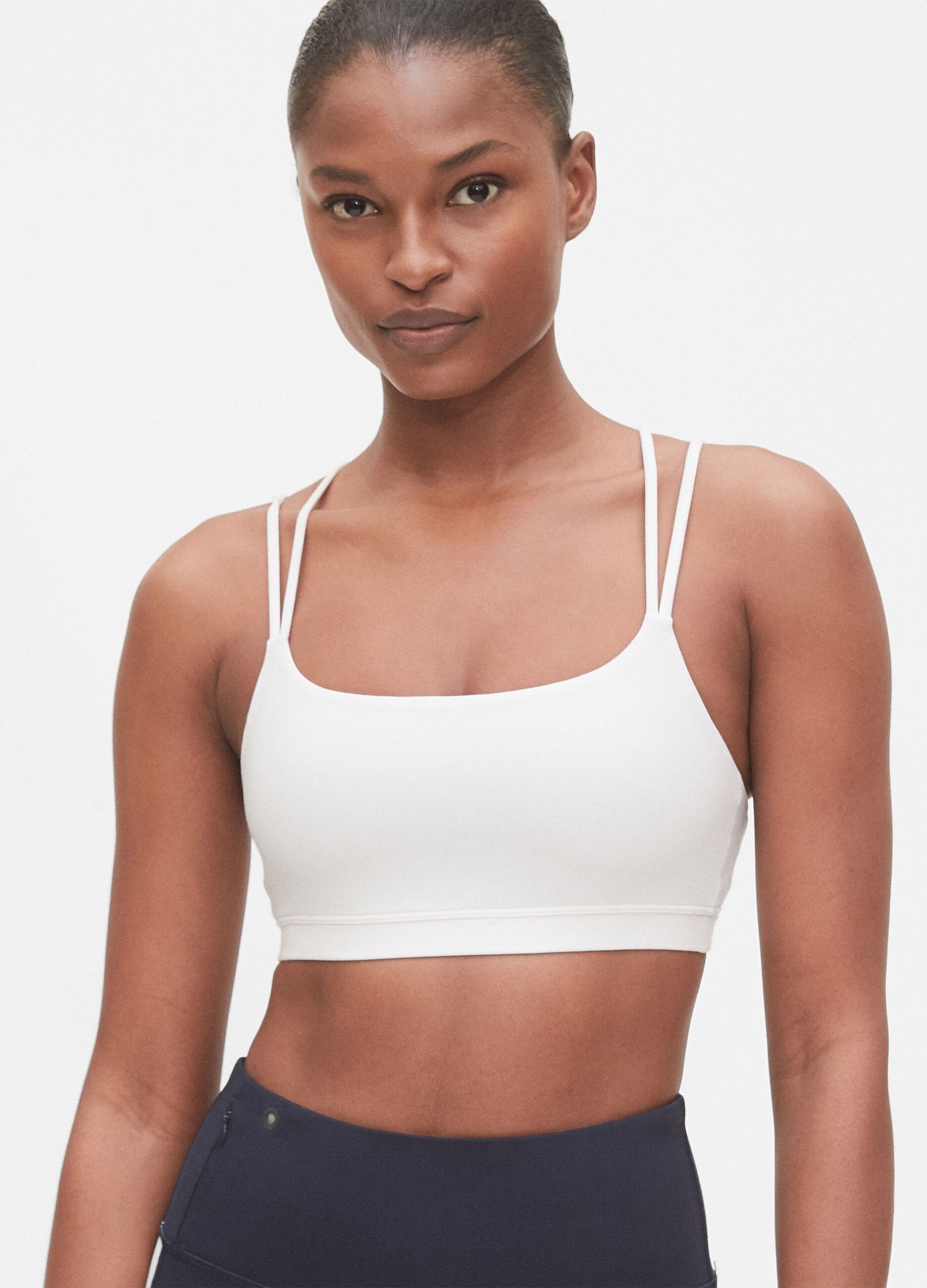Sports bra with double straps