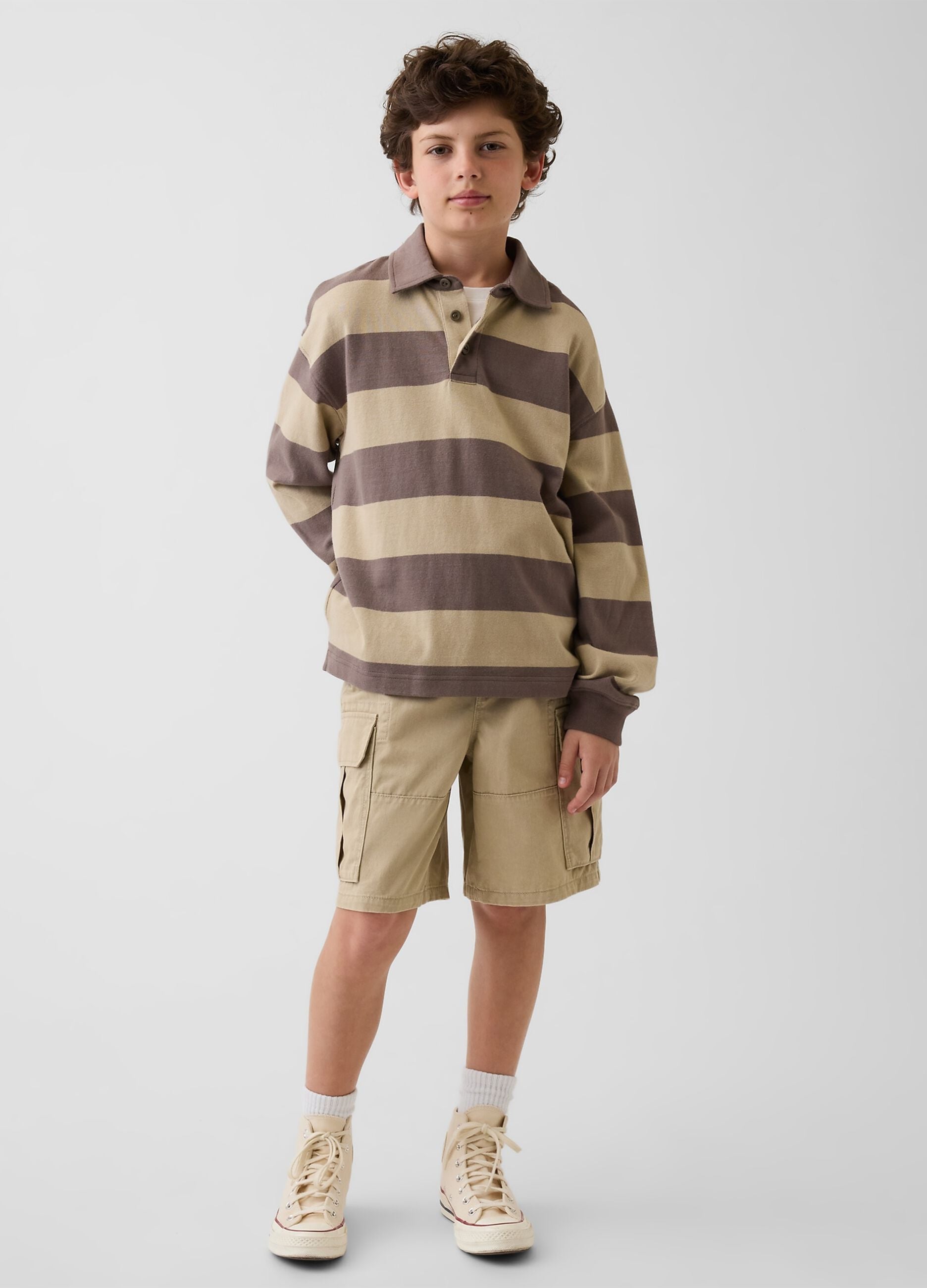 Shorts cargo in puro cotone