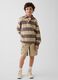 Shorts cargo in puro cotone_0