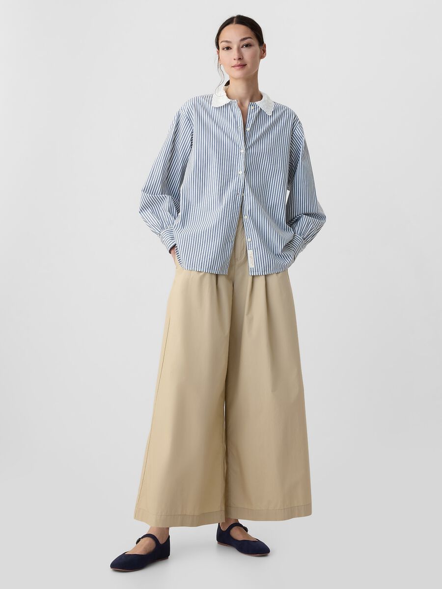 GAP x DÔEN Camicia con colletto in sangallo Donna_1